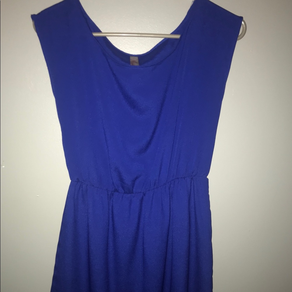 Royal blue dress